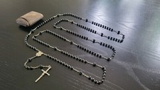 Old nuns rosary 15x10 beads in