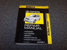 2003 Toyota Corolla Matrix