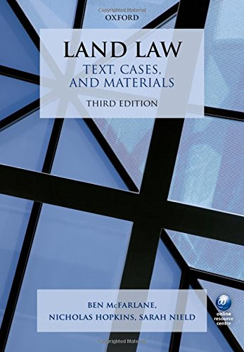 Land law text - land, cases,