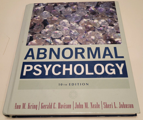 Abnormal psychology ann - by,