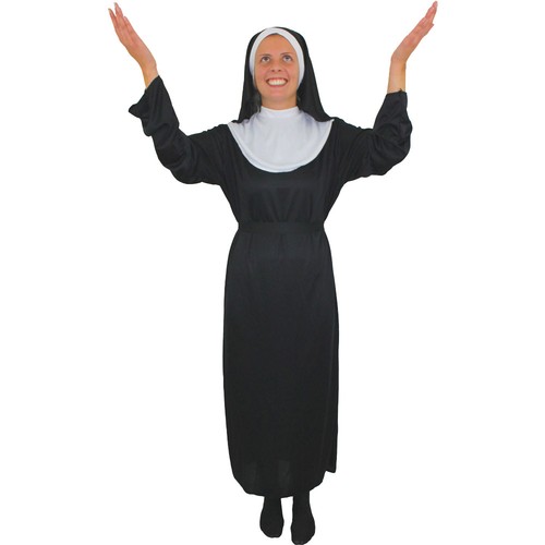 Ladies nun costume hen - nun,
