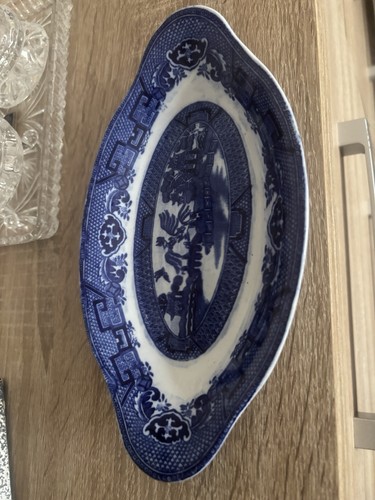 Vintage willow pattern small - vintage,