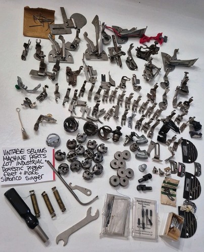Vintage sewing machine parts - vintage,