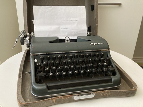 Olympia vintage typewriter - olympia,