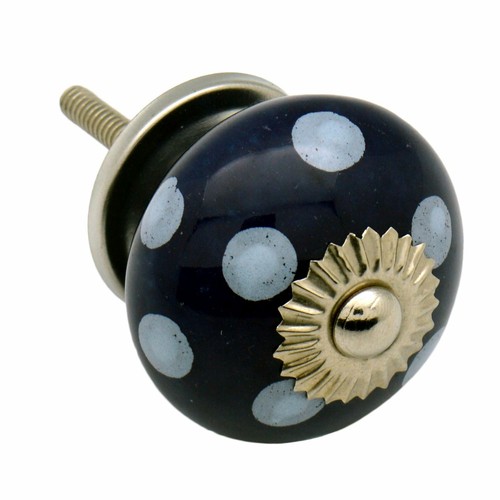 Vintage door knobs ceramic - knobs,