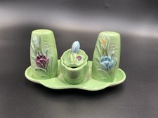 Beswick Cruet Set Green With A
