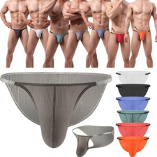 Sexy Mens Mesh Low Rise Bikini