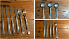 OLD HALL LUDLOW Satin Cutlery 14 Pieces please read full description 1st