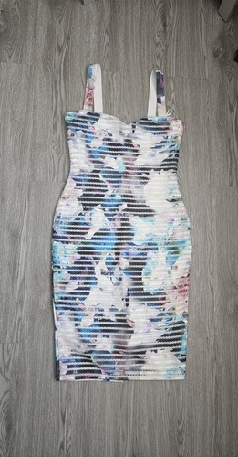 Lipsy floral bodycon dress - floral,