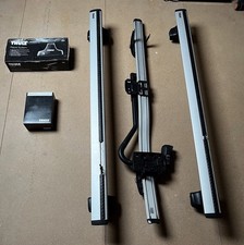 Thule Wingbar Evo Kit plus Audi A5 & Jaguar XF kits with Pro Ride 598 bike rack