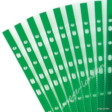 A4 Clear Plastic Poly Punched