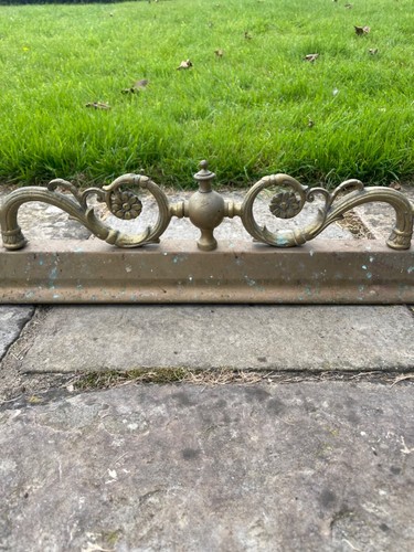 Antique brass fireplace fire - antique,