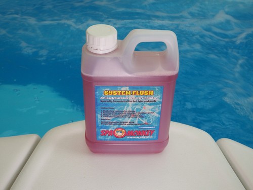 Hot tub system flush - hot,