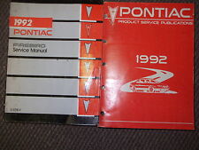 1992 GM Pontiac Firebird Trans Am Service Shop Repair Manual SET FACTORY OEM 92