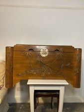 🌴Camphor wood carved chest