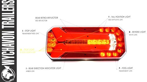 Led lamp 12v multifunction - led,