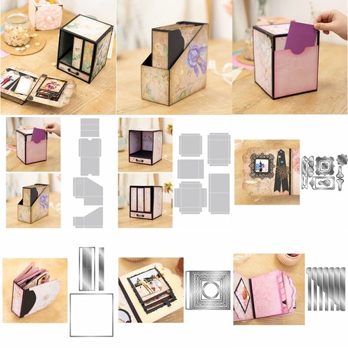 Gift box metal cutting dies - 3d,