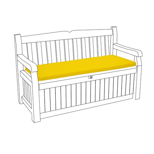 Yellow seater garden - garden, storage