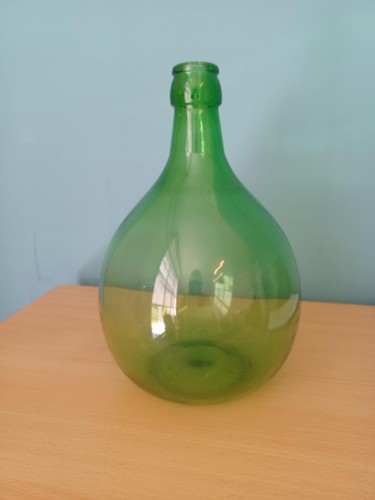 Glass demijohn bottle wine jug - demijohn,