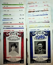 16 x Demon Telegraphs 1949 & 1950 vintage Magic Magazines Job Lot unusual