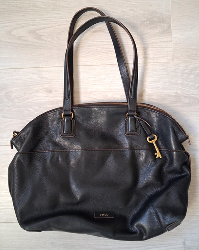 Fossil leather handbag - leather,