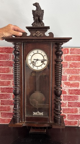 Antique ornate chiming wall - antique,