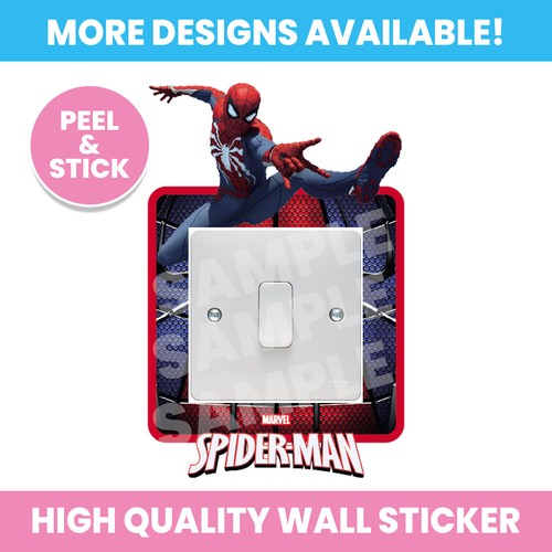 Spiderman light switch - light,