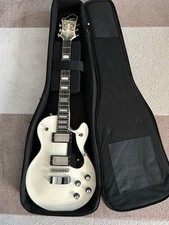 Hagstrom White Electric Guitar