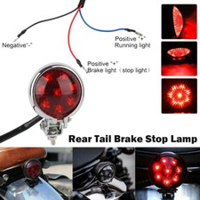 Motorcycle LED Rear Tail Light Brake Stop Running Lamp For Vintage Harley Bobber
