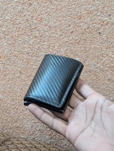 Men tri fold - tri-fold, leather