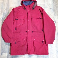 Vintage L.L. Bean Shell Puffer Jacket Mens XL Tall Pink Insulated