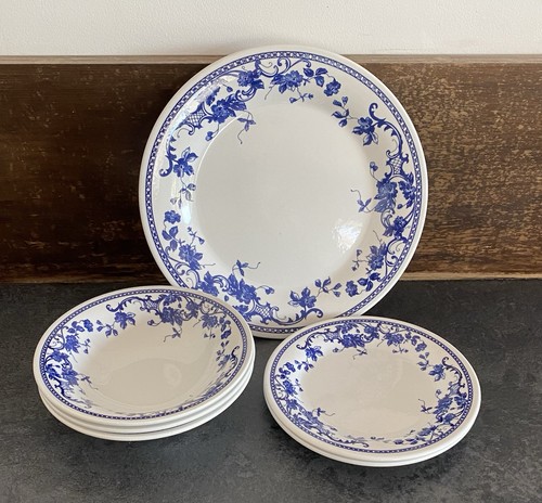 Set vintage ceramic plates - vintage,