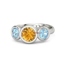 Natural Citrine & Topaz