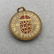 One Shilling Coin Pendant