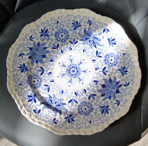 Mason ironstone blue white - mason's,
