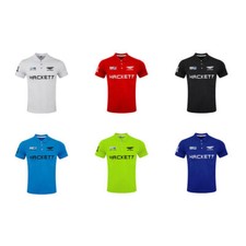 Hot Men Lapel Short Sleeve T-shirt Hackett Top Air  Printed Polo Shirt