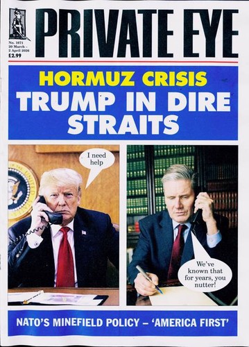 Private eye magazine - eye,