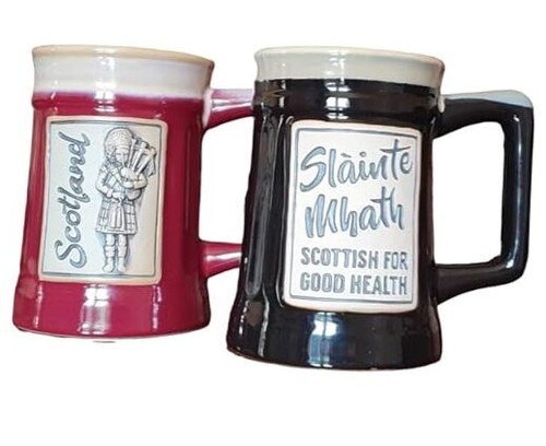 Stoneware beer mug scotland - beer,