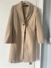 Zara Coat Women’s Wool Blended Soft New Camel Size Medium winter Coat
