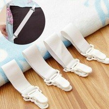 8X BED SHEET TABLECLOTH HOLD CLIP ON GRIPPERS GRIP STRAP SECURE HOLDERS FASTENER