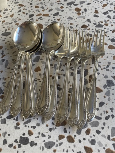 Epns sliver spoons forks set - sliver,