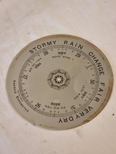 8 Inch Barometer Metal Face