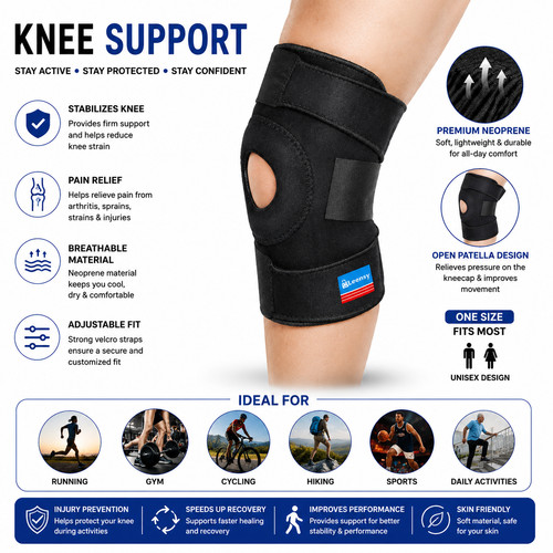Knee support compression anti - support,