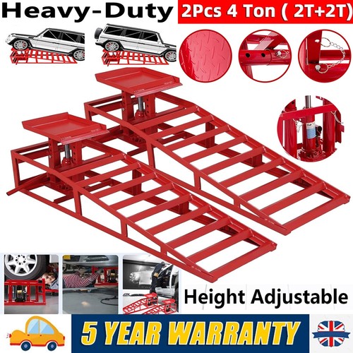 Ton hydraulic car ramps 2pc - ton,