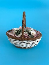 LLADRO SMALL BROWN BASKET #1553 NIB