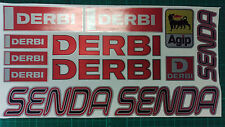 Derbi Senda stickers SM supermoto 50 125 red/black/silver
