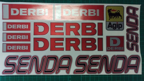 Derbi senda stickers - stickers, sm