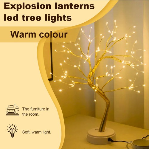 Birch twig tree - warm, white
