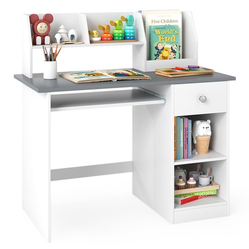 Wooden kids desk - wooden,