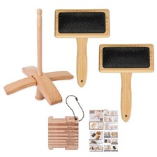 Wool Carders Hand Carved Yarn